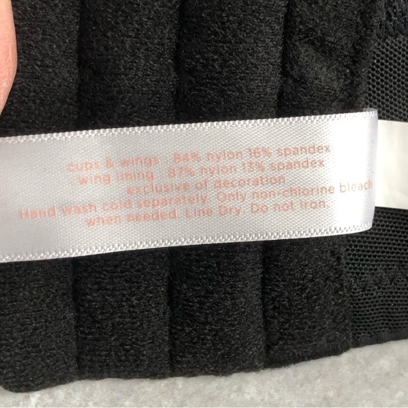 Cacique Lightly Lined Full Coverage Black Size 42G NWOT - Picture 5 of 10